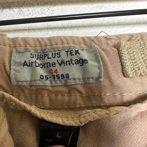 Surplus Tex Airborne Tan Khaki Cargo Pant Men 32x29 Utility Gorp Hike Military - Picture 6 of 14